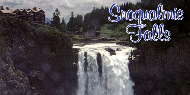 Snoqualmie Falls Postcard by Smith-Western Co. Inc. – CT-3704
