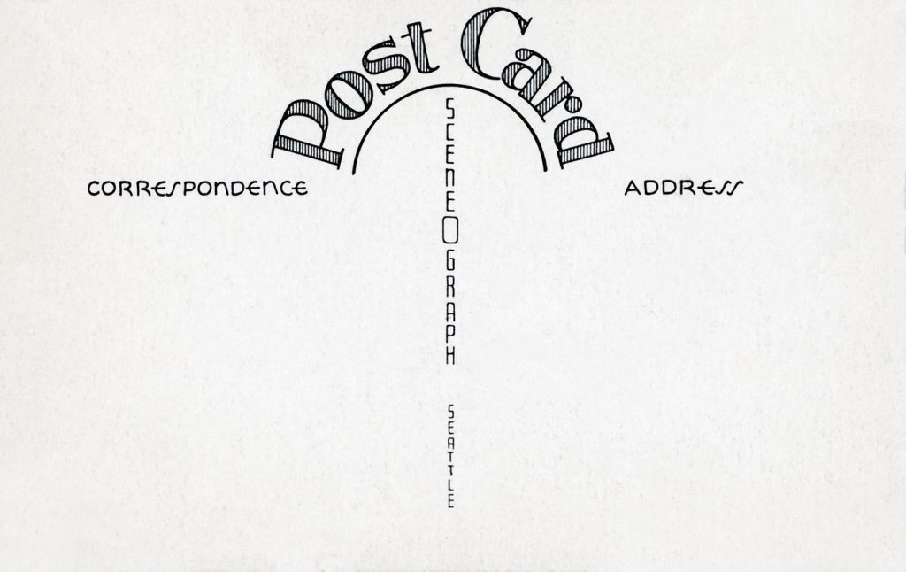 Back of SceneOGraph Postcard of Snoqualmie Falls, Washington