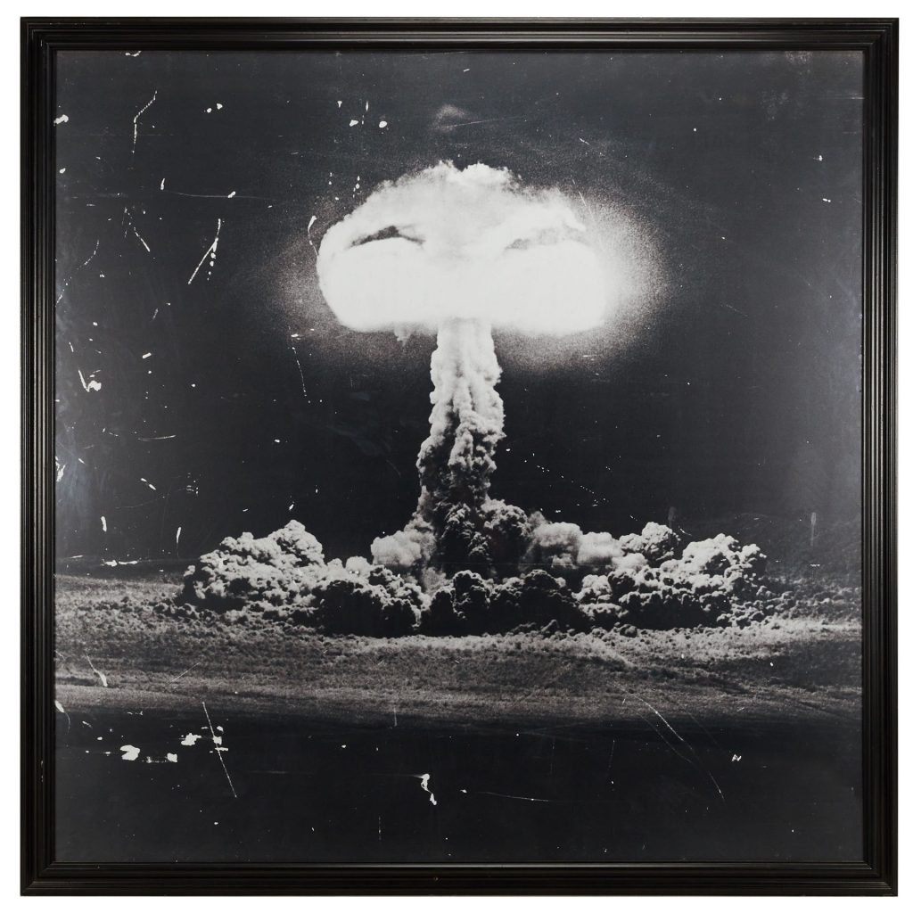 Framed image of Operation Plumbbob Hood