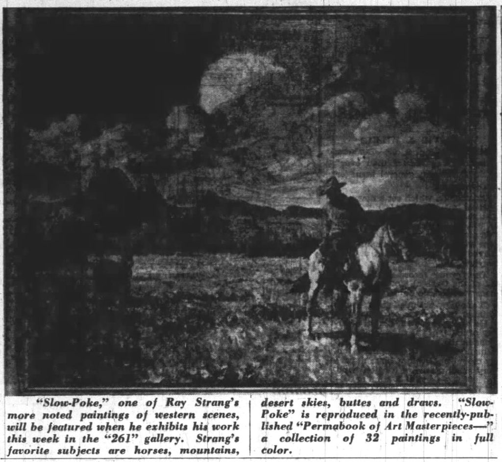 "Slow Poke" in a newspaper article