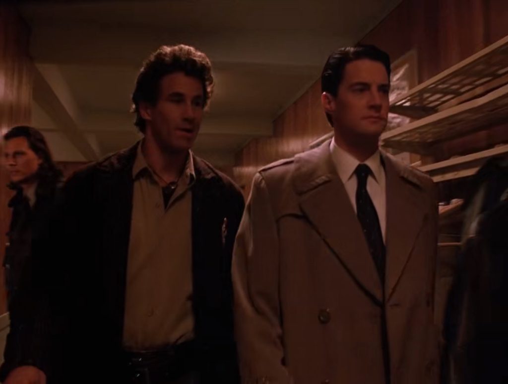 Truman and Cooper in Twin Peaks Sheriff's Department