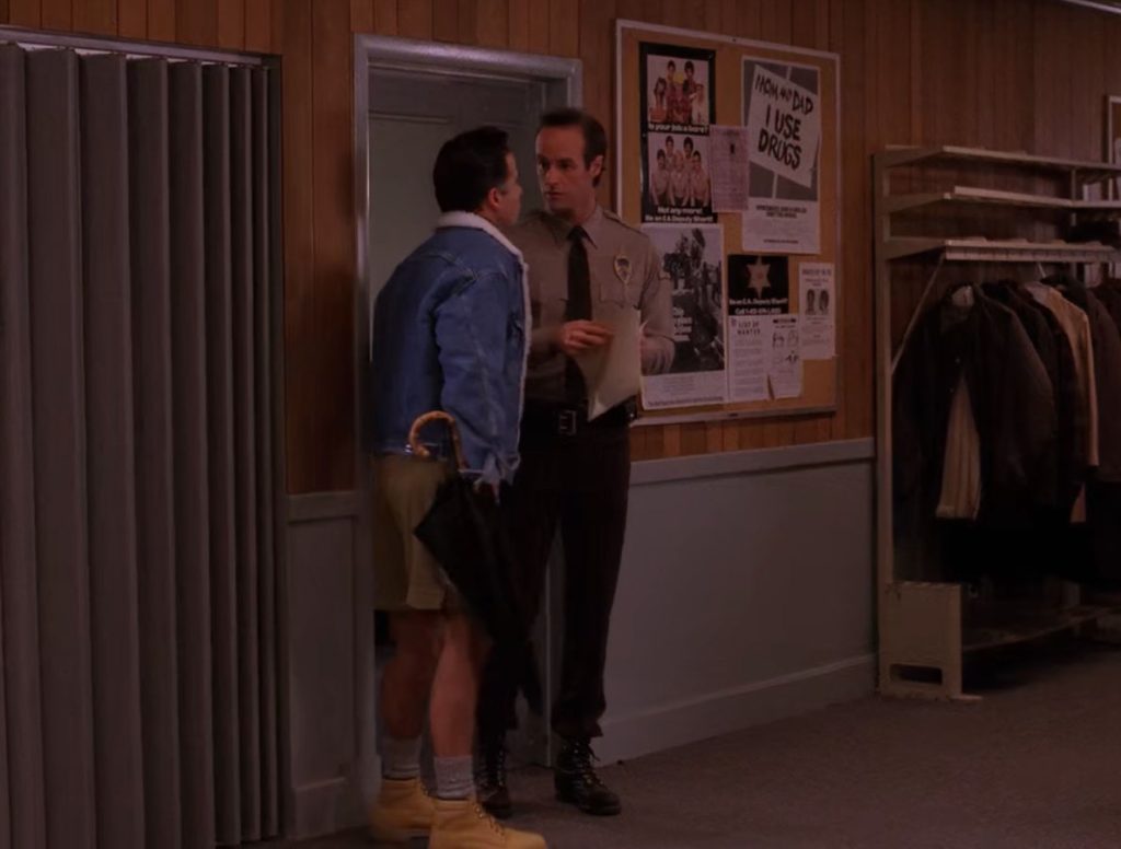Dick and Andy in Conference Room Door