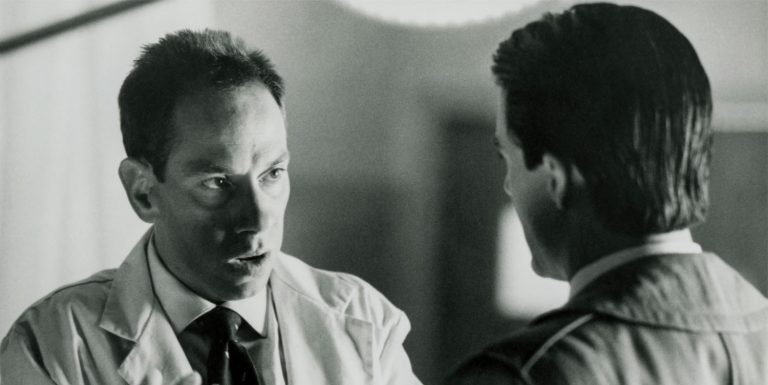 Albert Rosenfield and Dale Cooper discuss the autopsy