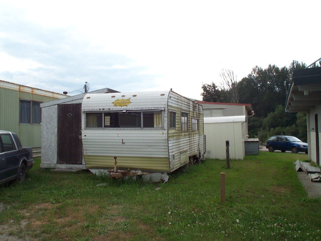Trailer in Riverside Mobile Home Park