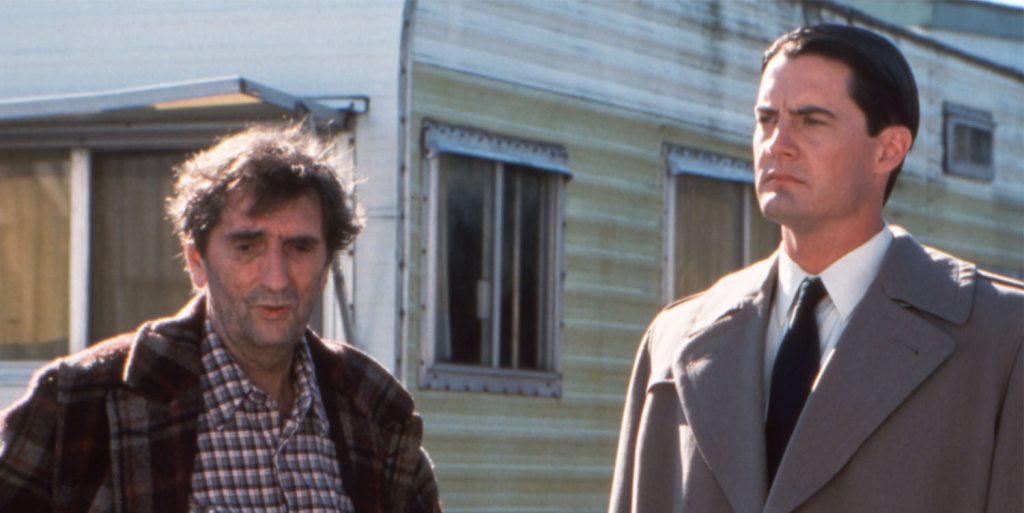 Carl Rodd and Agent Cooper at the Fat Trout Trailer Park