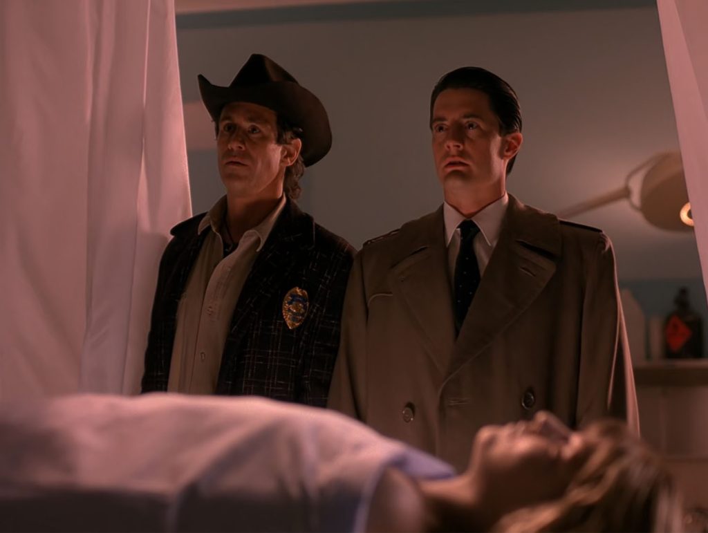 Cooper and Truman arrive