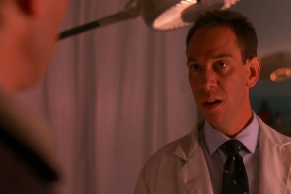 Albert Rosenfield speaking to Sheriff Truman