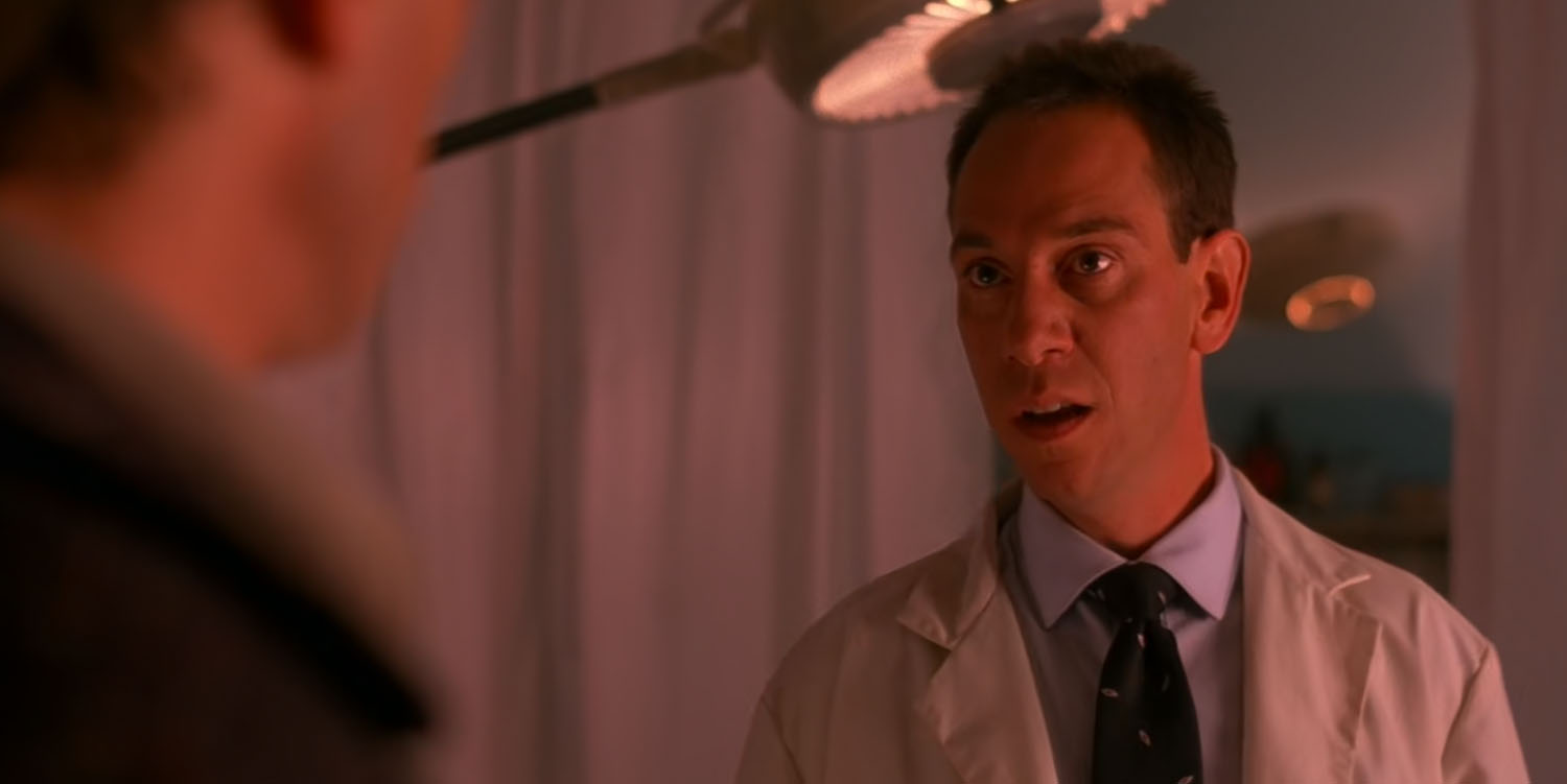 Albert Rosenfield speaking to Sheriff Truman