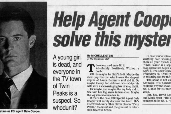 Special Agent Dale Cooper article about Twin Peaks