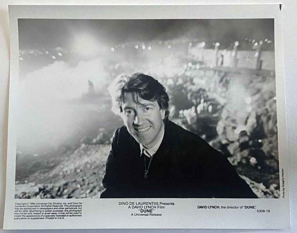 David Lynch on set of "Dune"