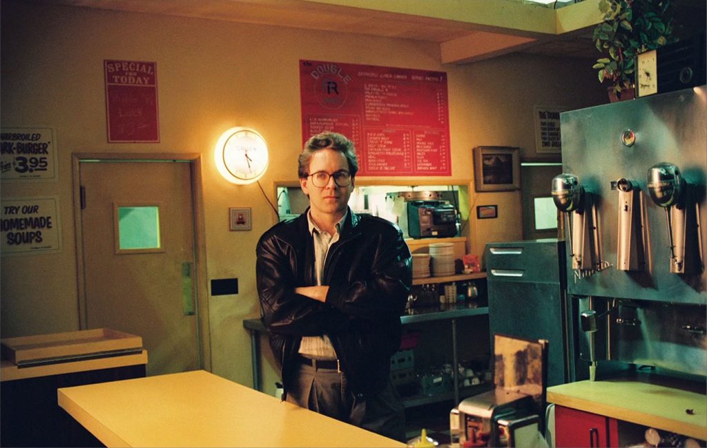 Mark Frost on the Set of the Double R Diner