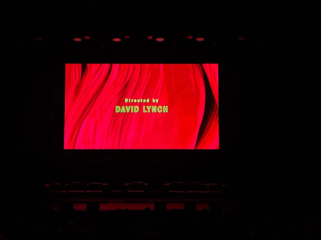 Directed by David Lynch on screen
