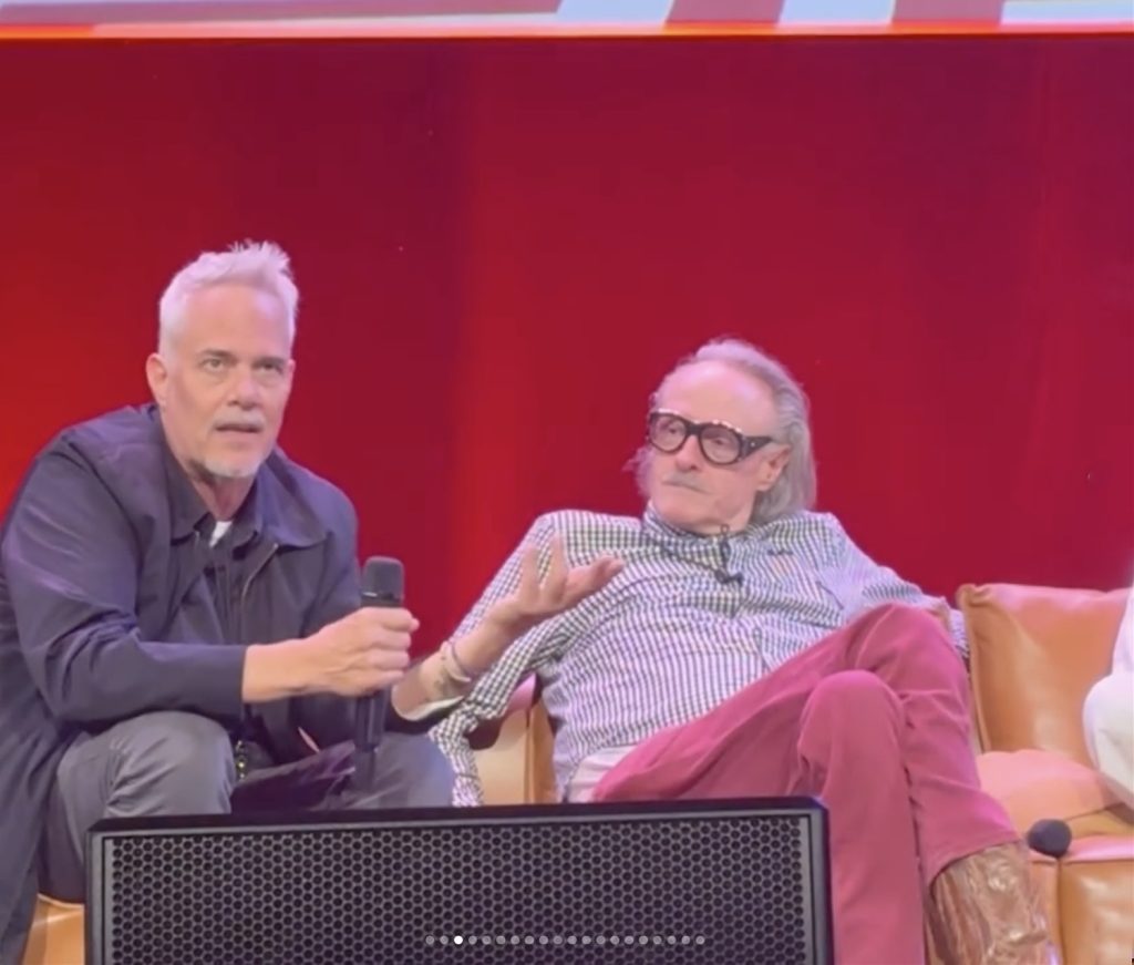 Dana Ashbrook and Harry Goaz on Stage