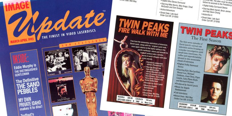 Cover of Image Entertainment magazine from March-April 1993