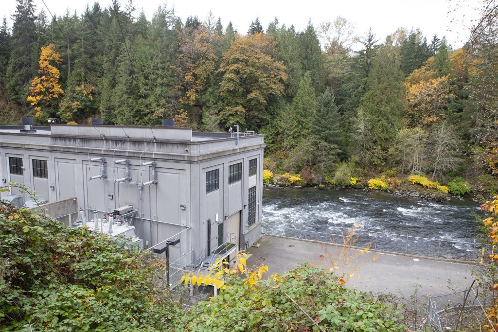 Power plant by Snoqualmie River