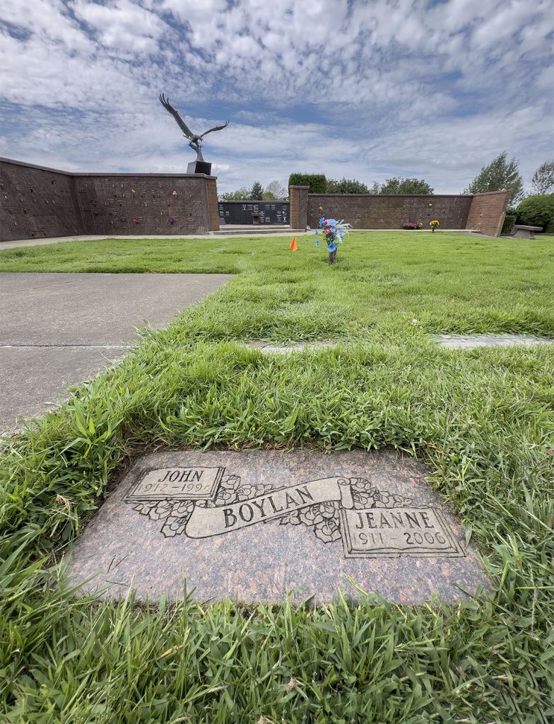 John Boylan's grave