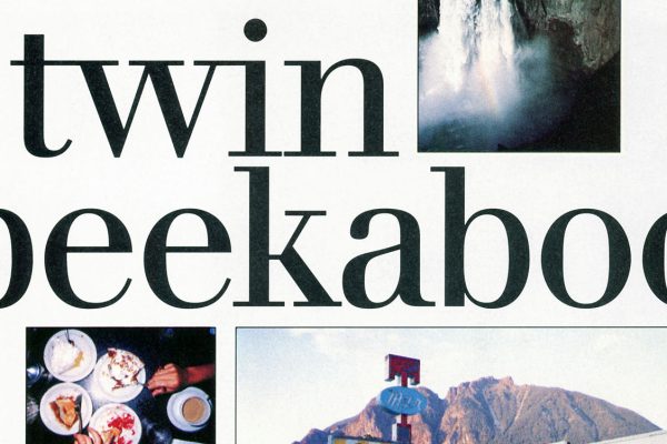 Twin Peekaboo article with three photos from real Twin Peaks
