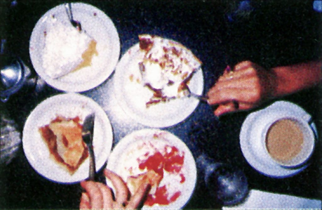 Plates with pies at Mar-T Cafe