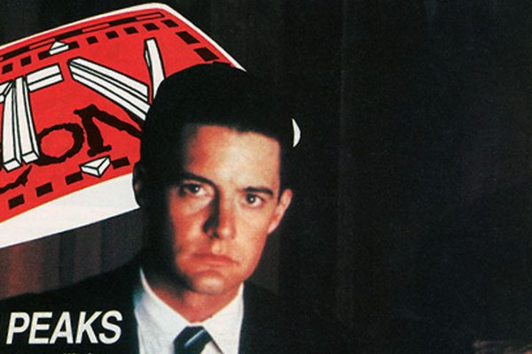 Agent Cooper and Sheriff Truman with the TV Zone magazine logo