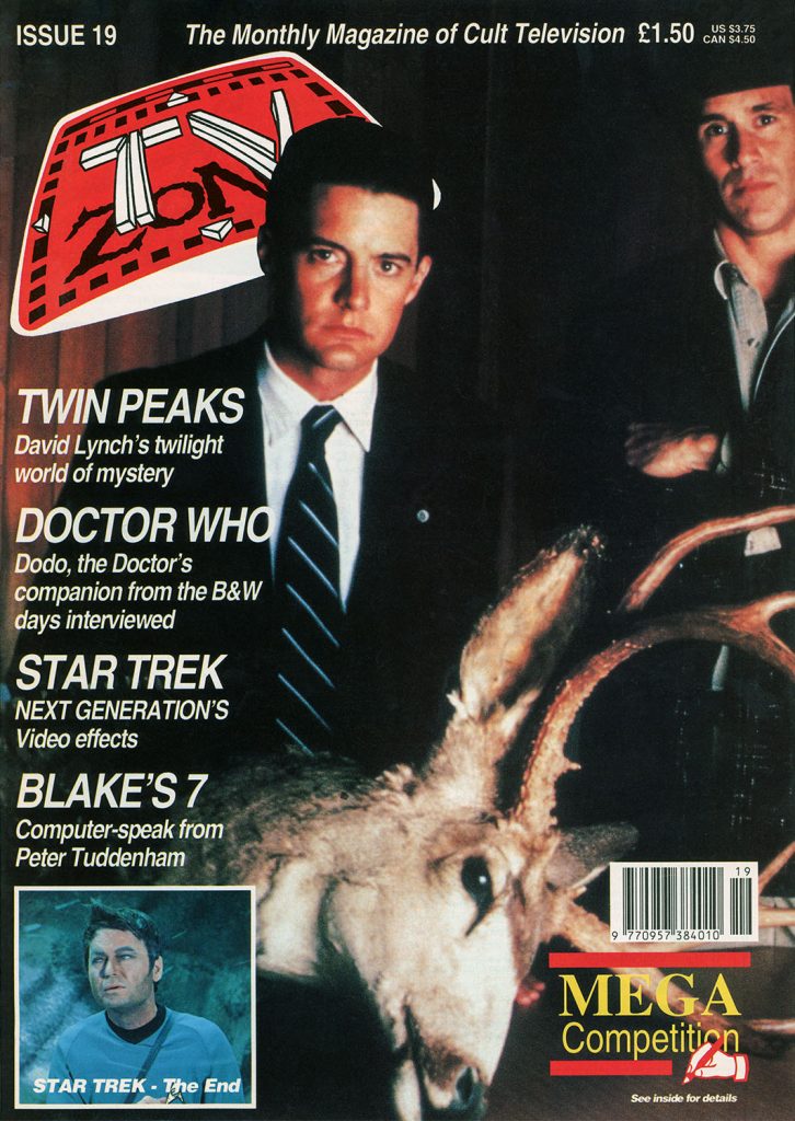 Agent Cooper and Sheriff Truman on the cover of TV Zone