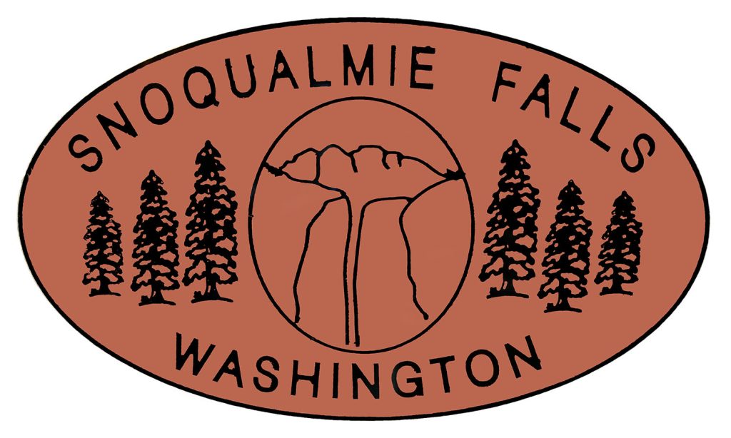 Penny artwork for Snoqualmie Falls in Washington