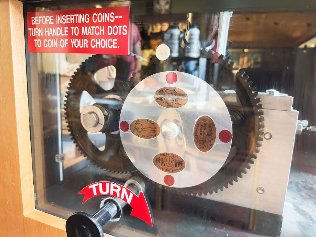 Gears of Penny pincher Souvenir Coin Machine