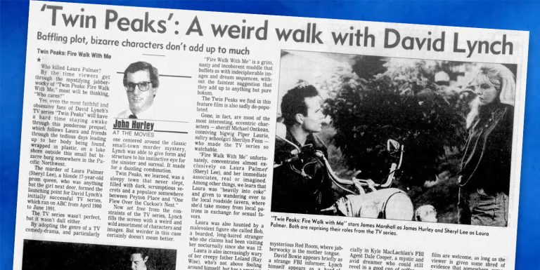 John Hurley's review of Twin Peaks: Fire Walk With Me