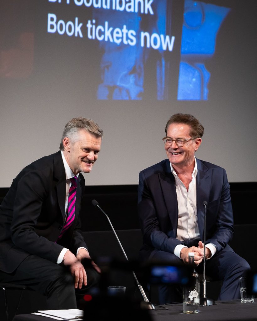 Kyle MacLachlan speaking on stage