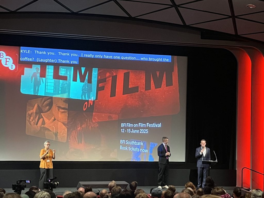 Kyle MacLachlan on stage at BFI Southbank