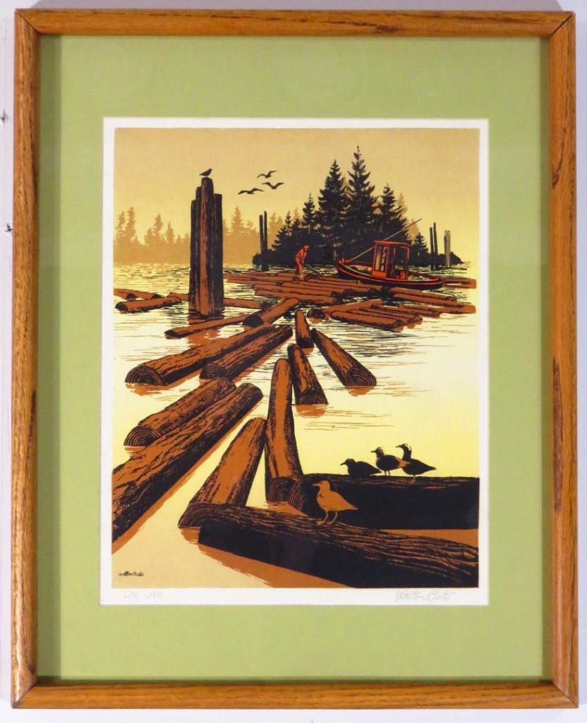 "Log Jam" by Walton Butts