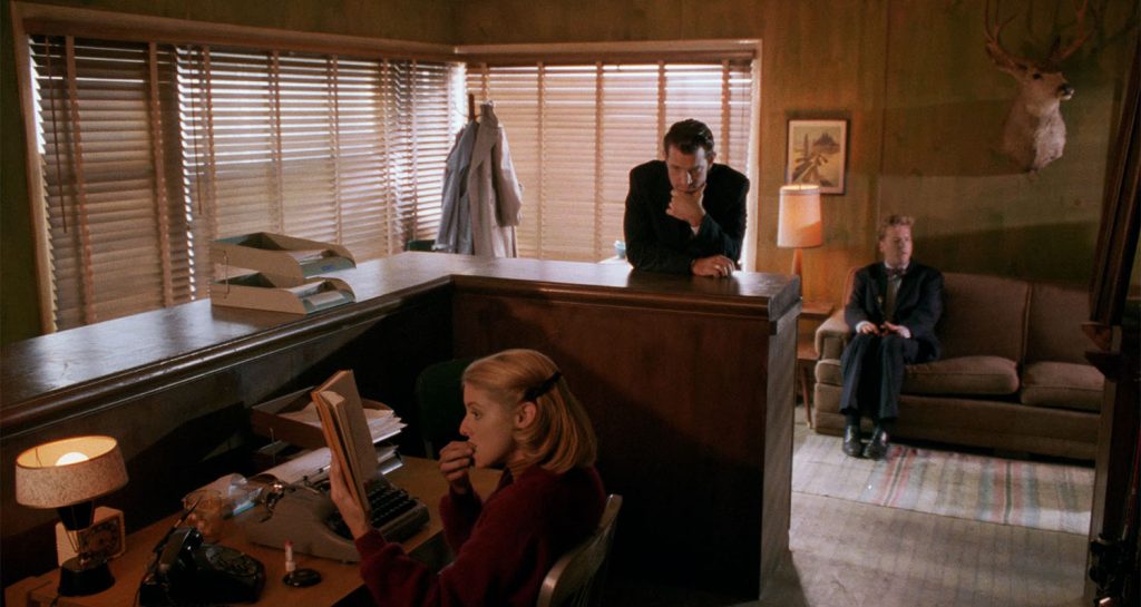 Agents Desmond and Stanley in the waiting room