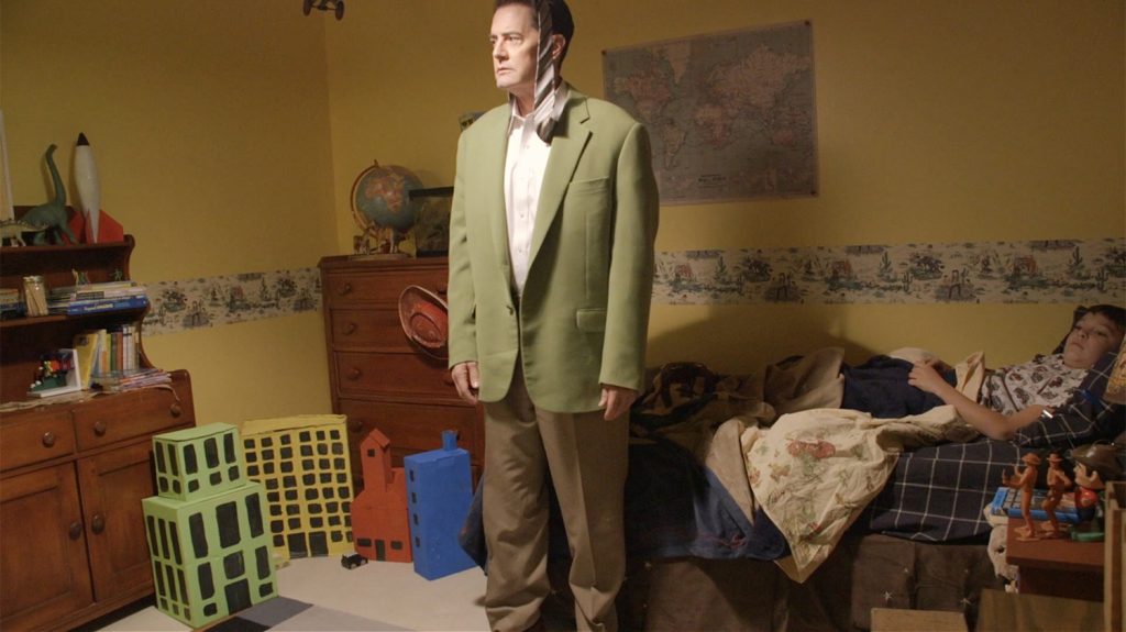 Dougie Jones standing in Sonny Jim Jones' bedroom