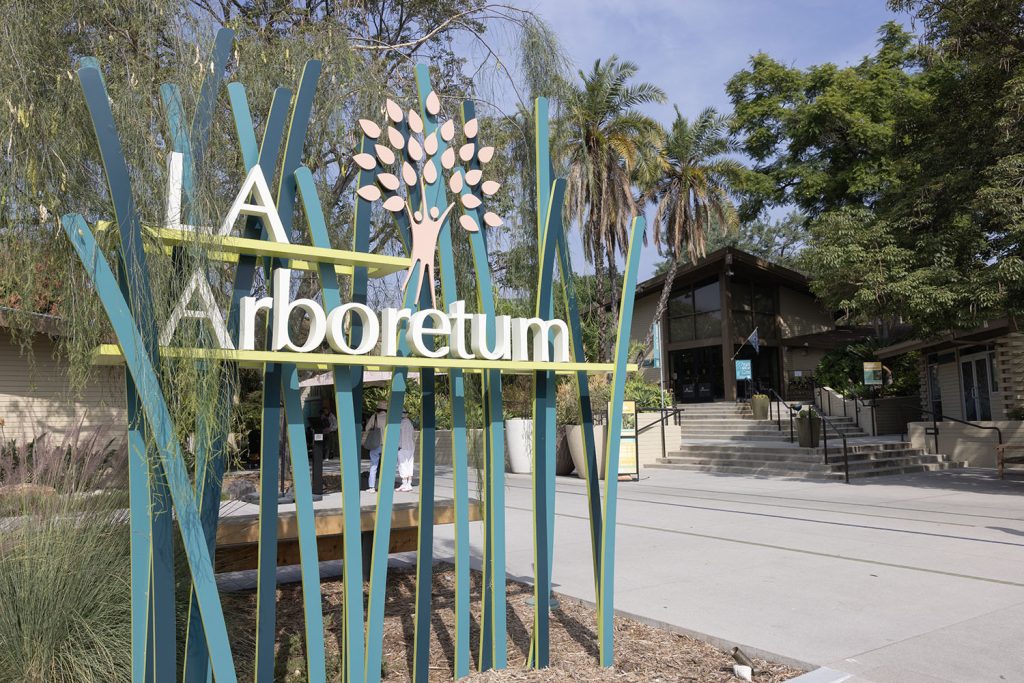 Sign for LA Arboretum