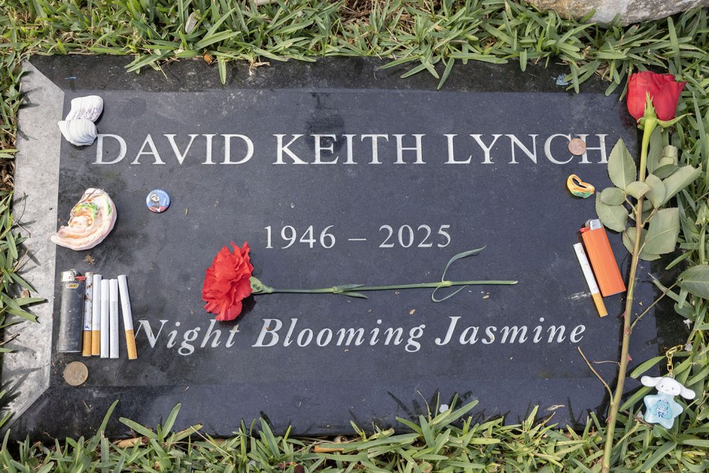 David Lynch's headstone