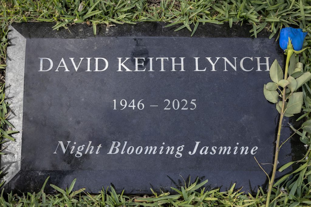 David Lynch's headstone
