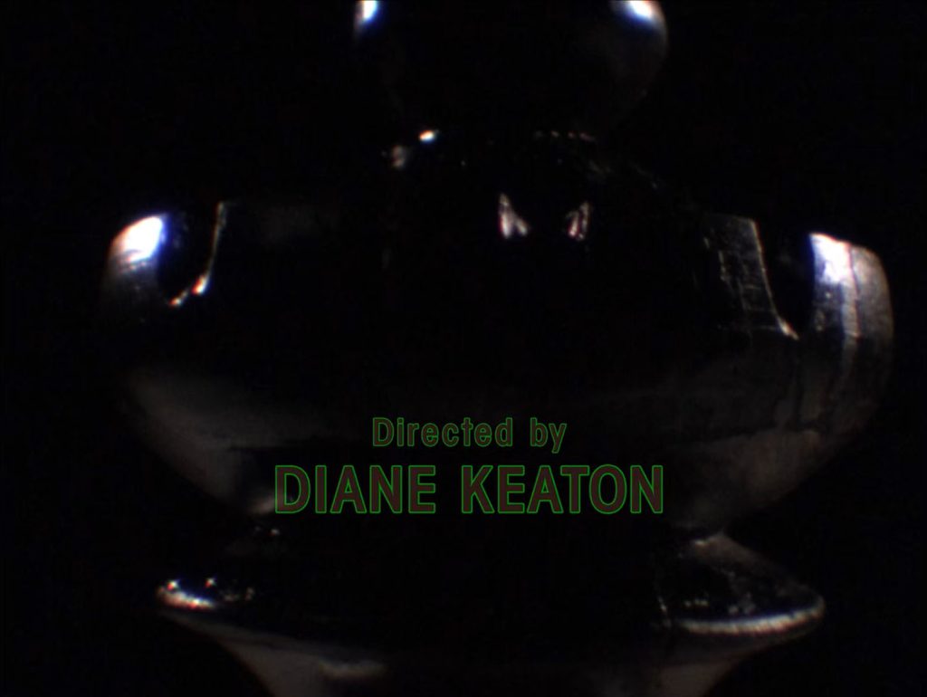 Chess piece with Directed by Diane Keaton credits