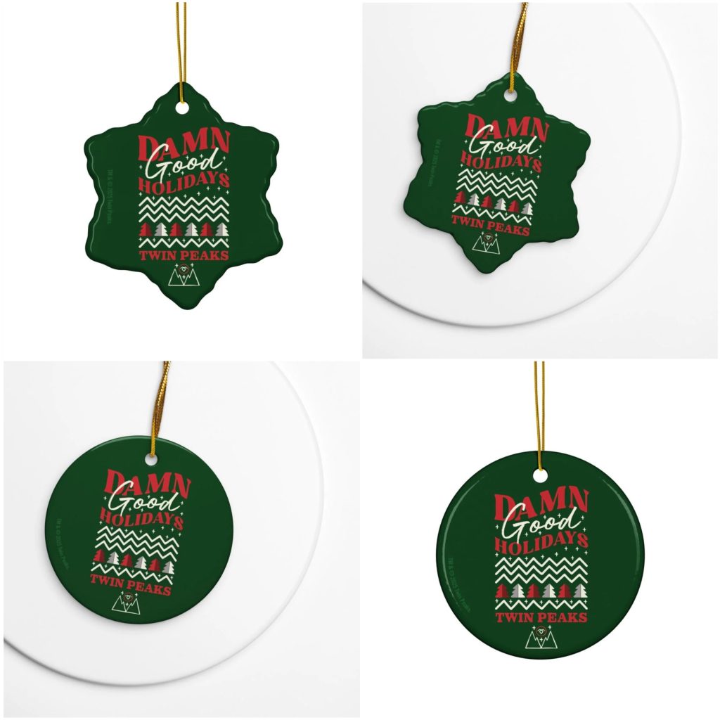 Damn Good Holidays ornaments