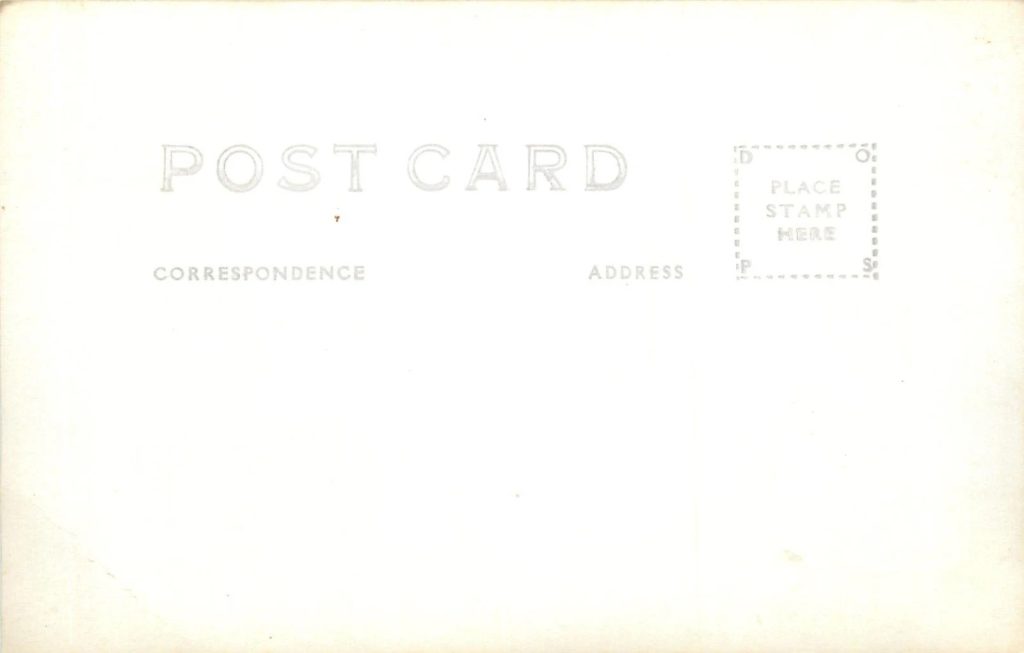Back of postcard