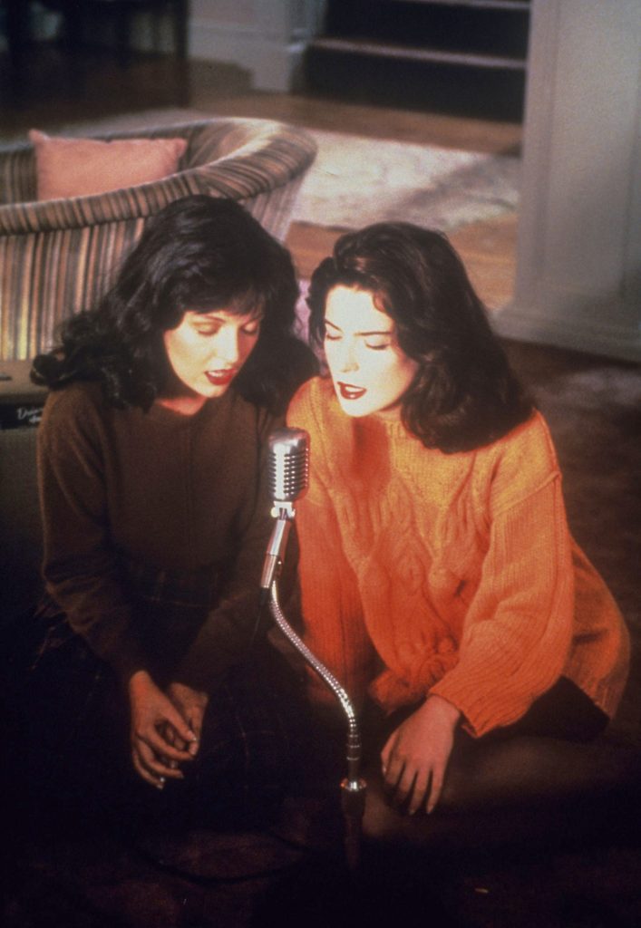 Maddy Ferguson and Donna Hayward singing