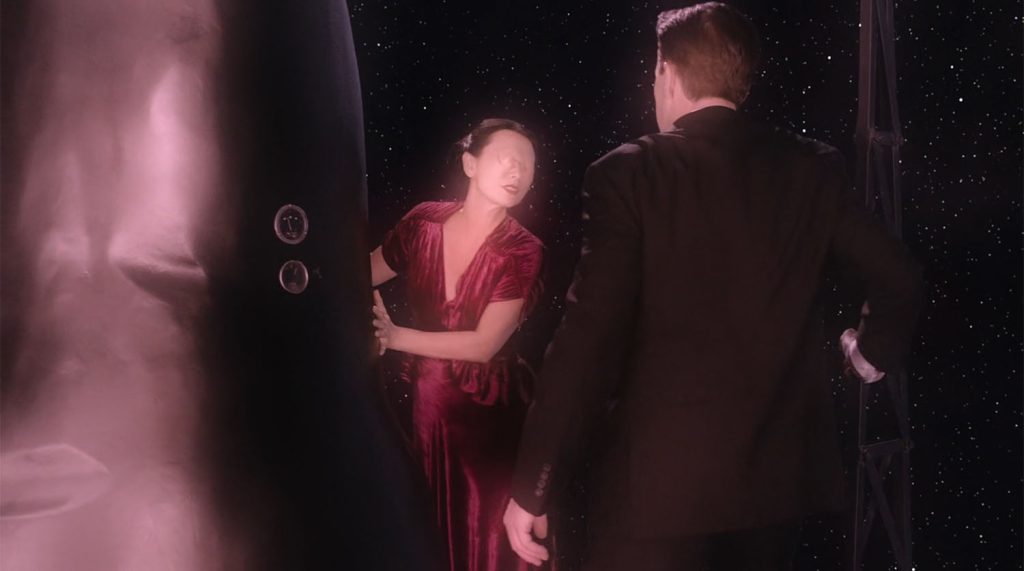 Naido and Agent Cooper on the machine