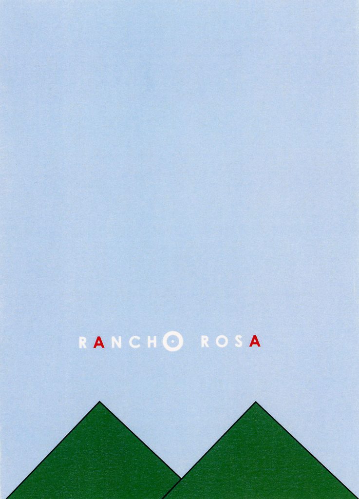 Rancho Rosa greeting card