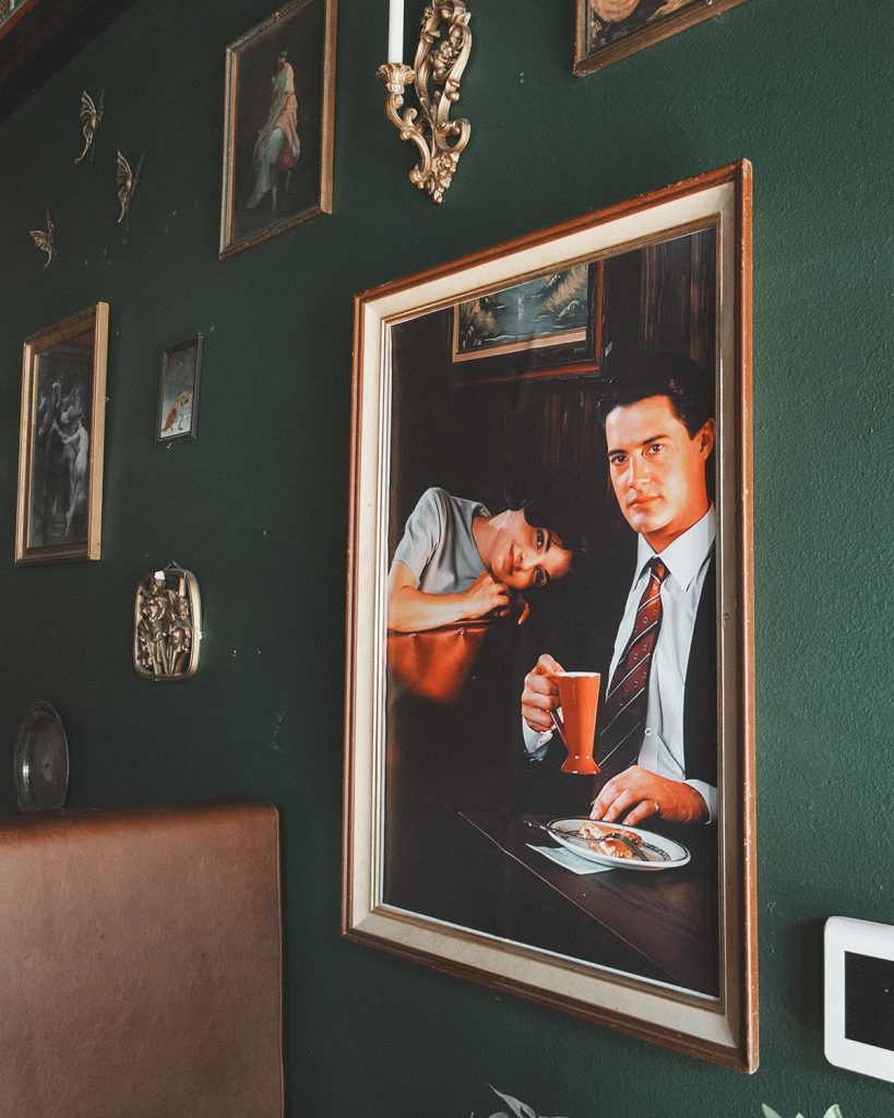 Framed photo of Audrey Horne and Agent Cooper