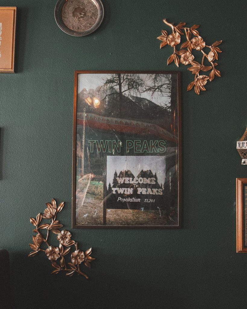 Framed Twin Peaks art