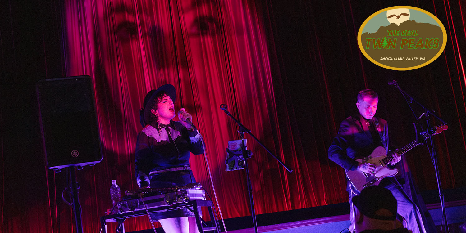 Lady K and Dusty Highway on stage at the North Bend Theatre