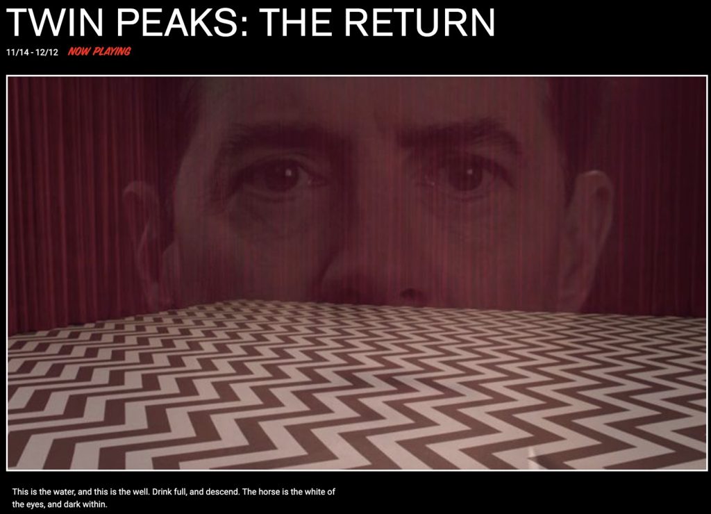 Agent Cooper's superimposed over the Red Room