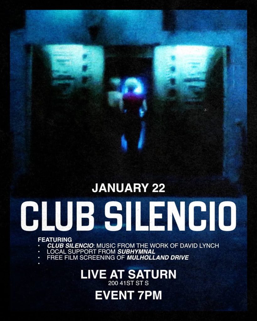 Club Silencio advertisement