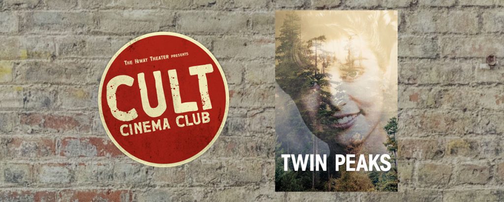 Cult Cinema Club logo with Twin Peaks poster