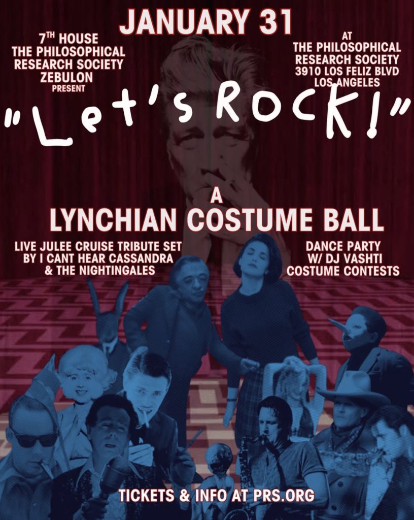 Advertisement for PRS Lynchian Costume Ball