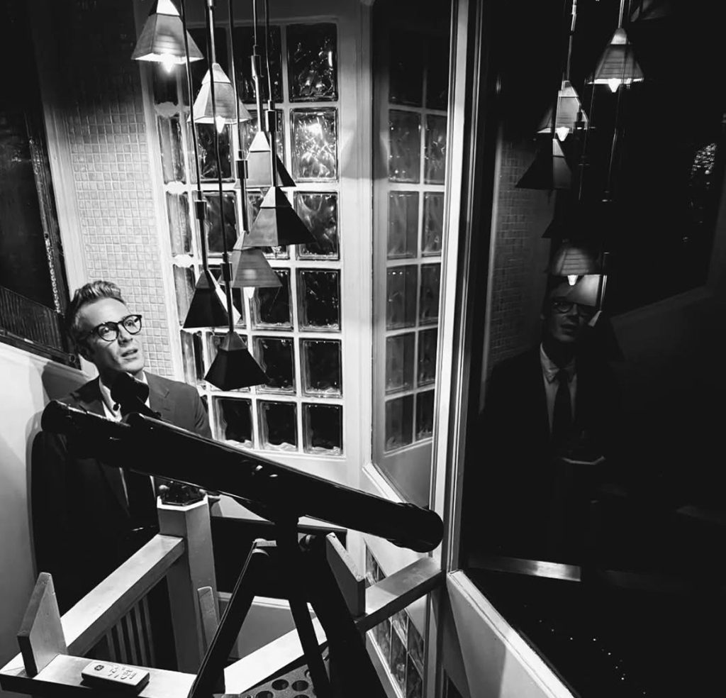 Ryan Kent performing poetry