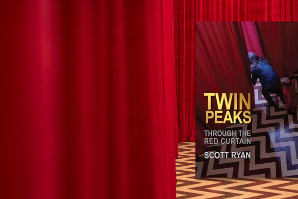Twin Peaks Through The Red Curtain Book cover in the Red Room Hall